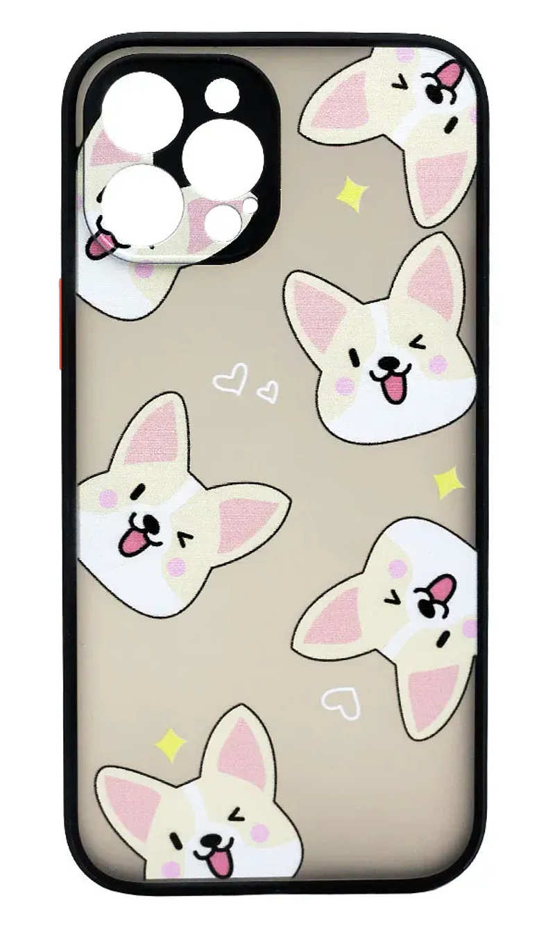 Cover-plate Shadow Matt Dog for iPhone 12 Pro Max Black