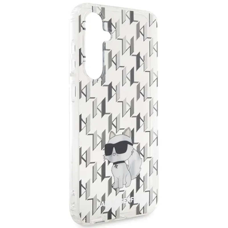 Чохол-накладка Karl Lagerfeld Monogram Choupette для Samsung S23 FE SM-S711B Transparent KLHCS23FEHNCMKLT