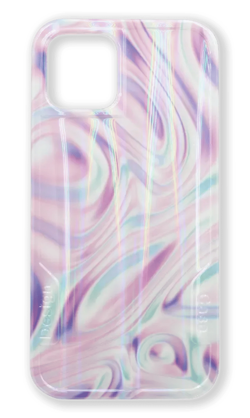 Чохол-накладка Gasoline Stains для iPhone 12/12 Pro Pink