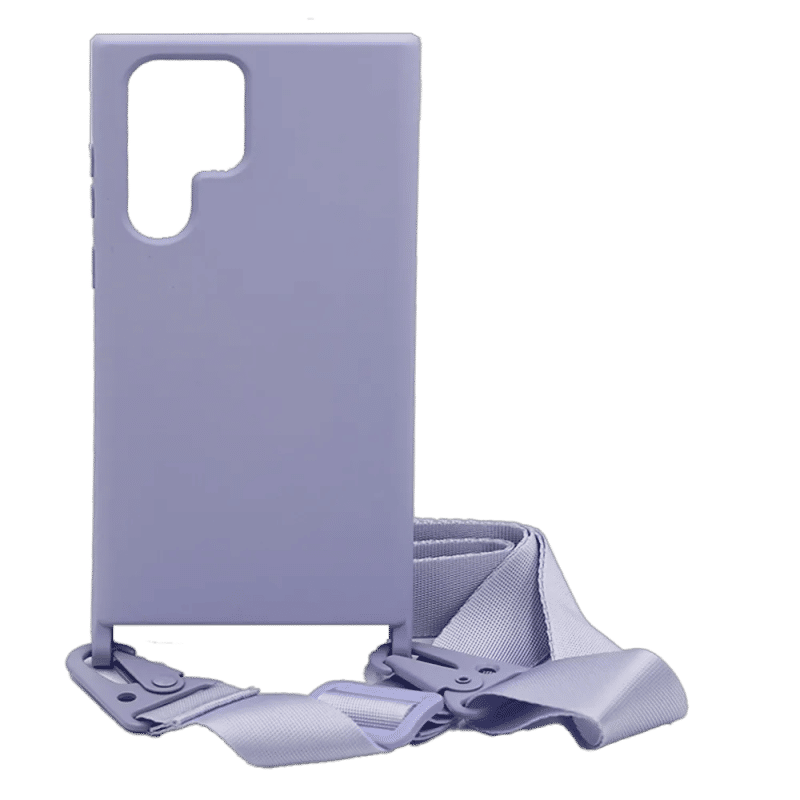 Чохол Molan Silicone Strap для Samsung S22 Ultra SM-G998B Viola