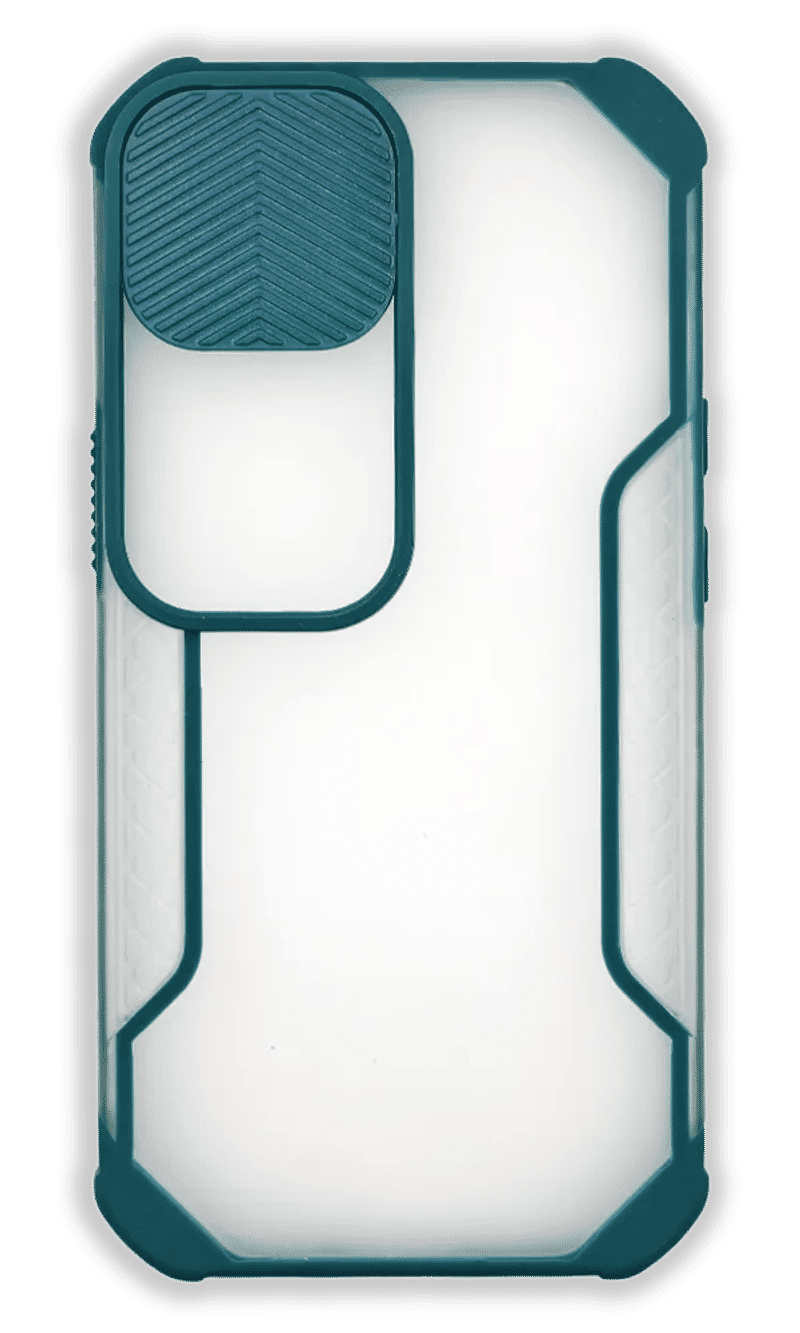 Enchanting OffCam Easy TPU cover for iPhone 14 / 13 Clear/Green