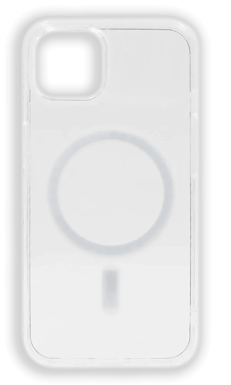 WS MagSafe overlay case for iPhone 15 Plus / 14 Plus Transparent