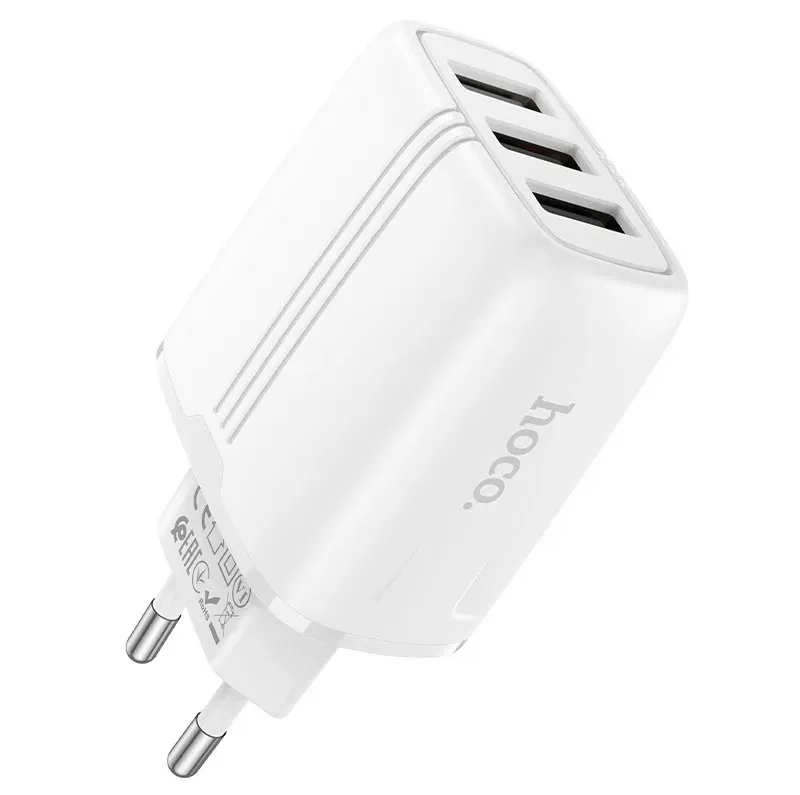 Network Charger 3USB Hoco N15 Amazing 17W White