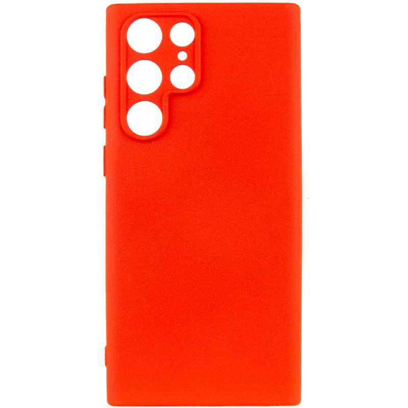 Чохол силіконовий Silicone Cover для Samsung S22 Ultra SM-G998B Red