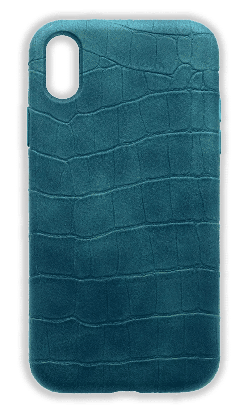Чохол-накладка Croco Soft Leather для iPhone X / XS Green