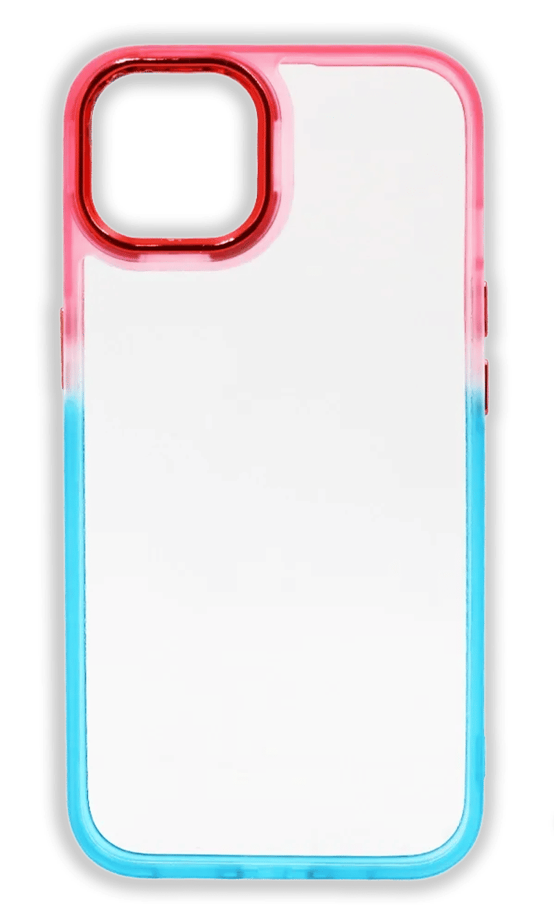 Gloss Metal Fresh cover for iPhone 14 / 13 Pink/Blue