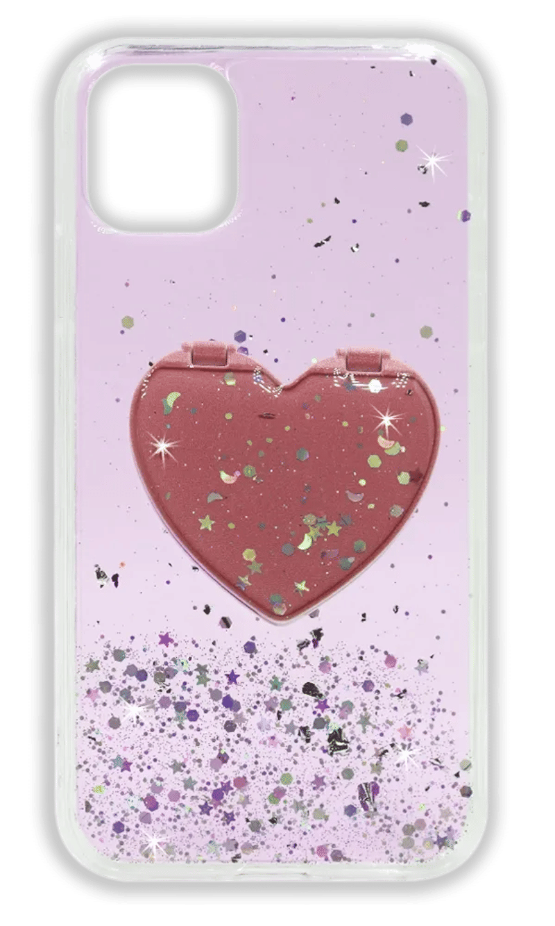 Чохол-накладка Smoll Confetti + Stand Mirror для iPhone 11 Pink