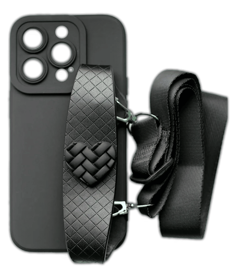 Чохол силіконовий Hand Holder Heart для iPhone 14 Pro Max Black