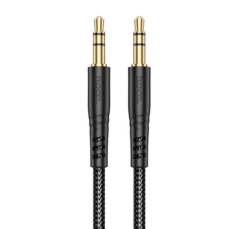 Cable AUX Male 3.5mm to Male 3.5mm 1m Hoco UPA24 Black