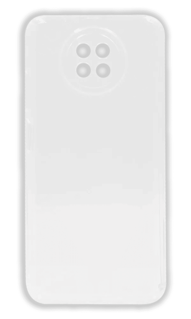 Silicone Slim Cam case for Xiaomi Redmi Note 9T Clear