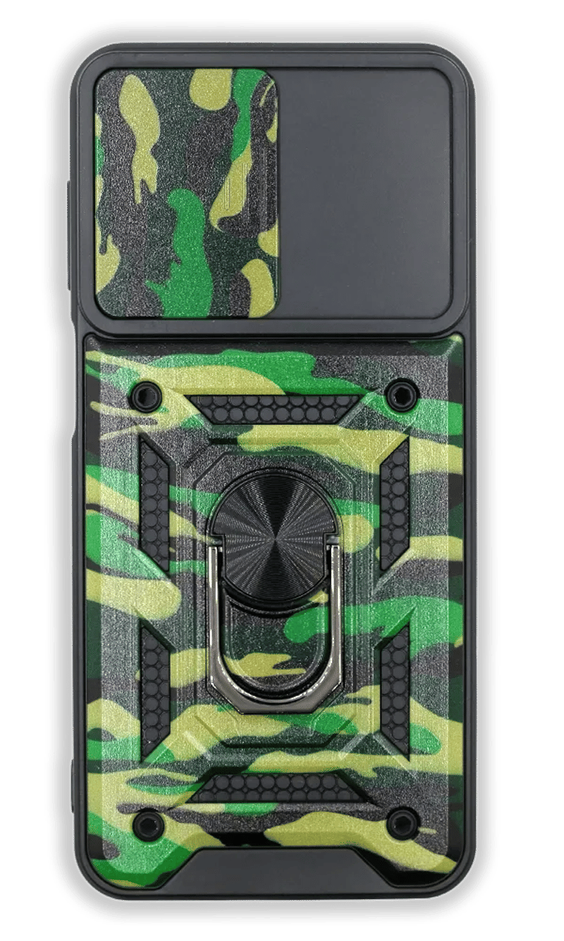 Cover Hybrid CamOff+ Ring for Samsung M23 5G SM-M236B Army Green