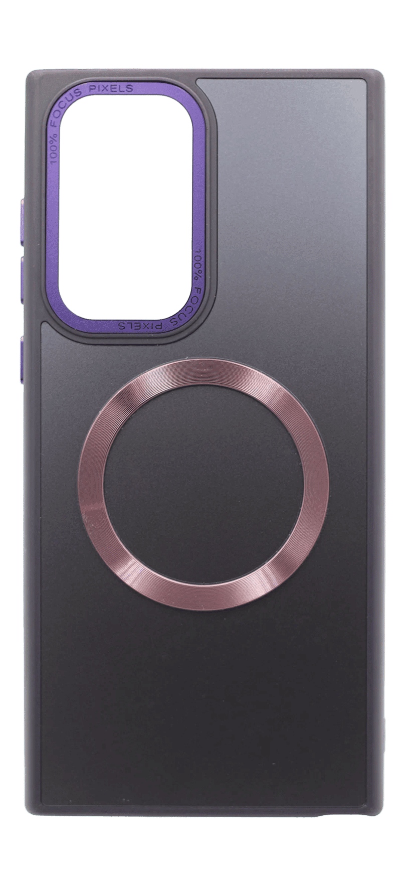 Чохол-накладка Bonbon Glass Ring для Samsung S22 Ultra SM-G998B Purple