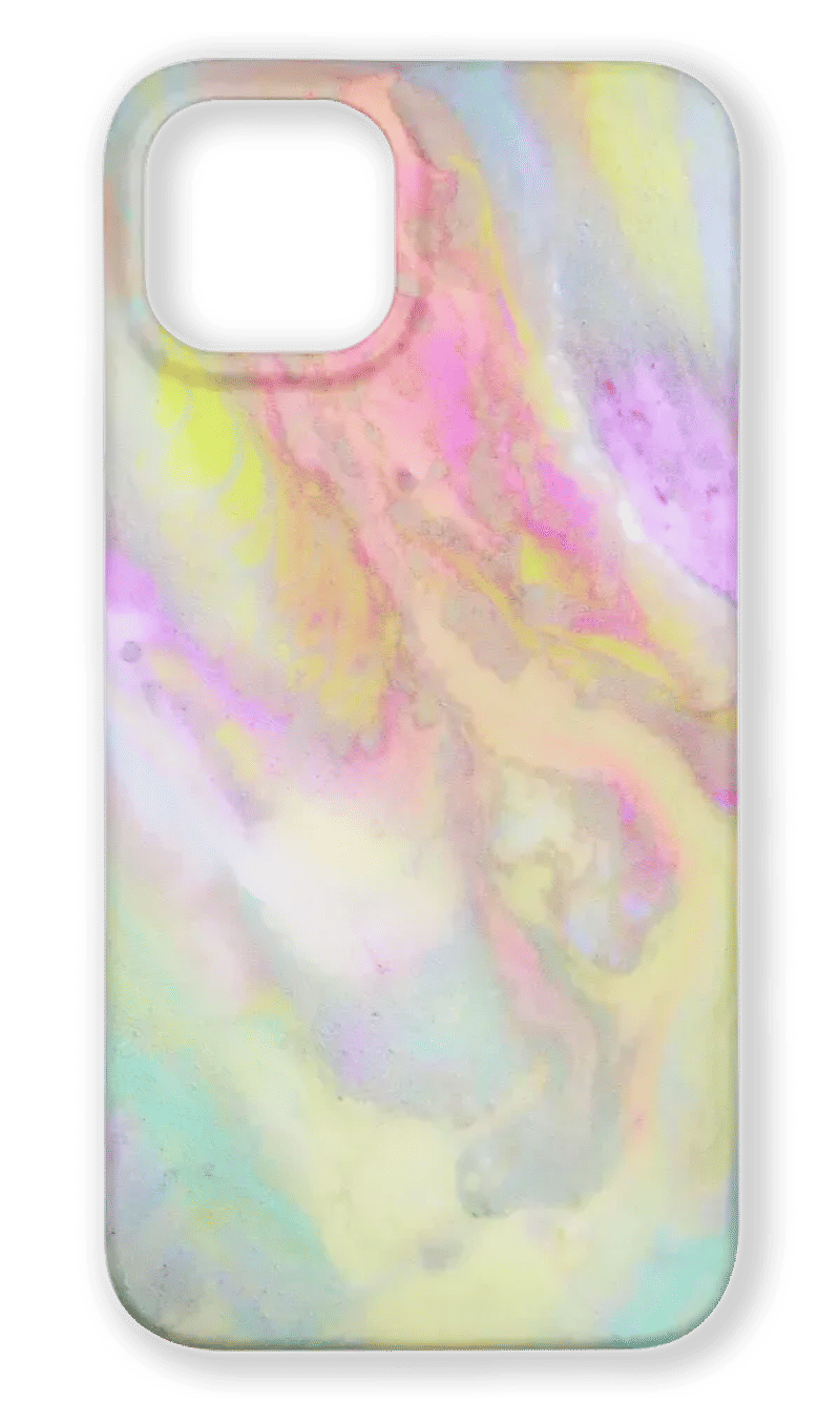 Silicone case Warm Spots for iPhone 14 / 13 Colorfull