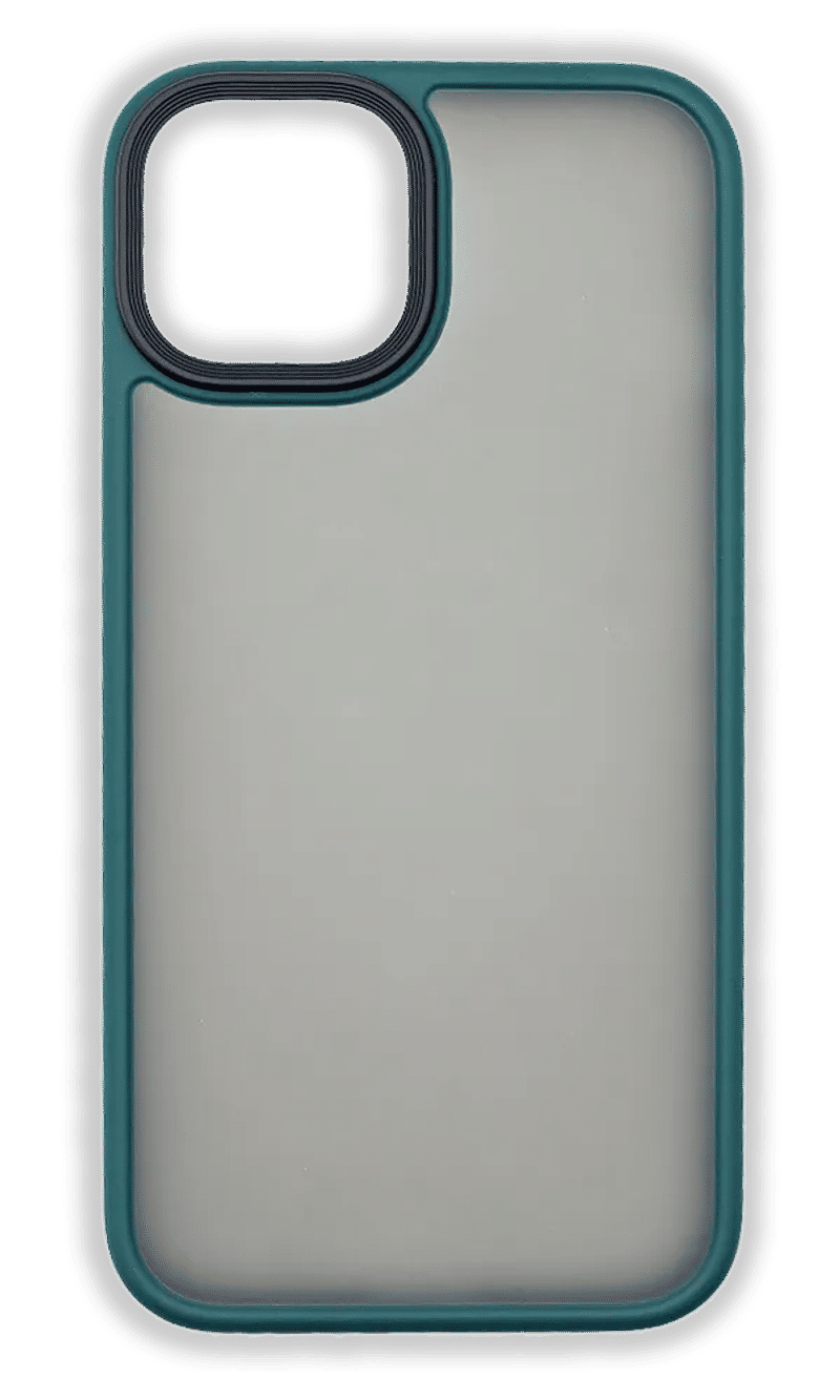 Чохол-накладка Shadow Matt Metal Buttons для iPhone 15 Plus / 14 Plus Green