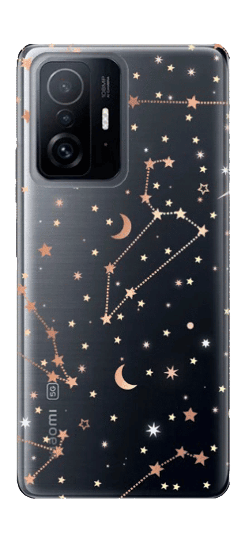 Cover silicone Touch Print for Xiaomi 11T / 11T Pro Clear/Stars