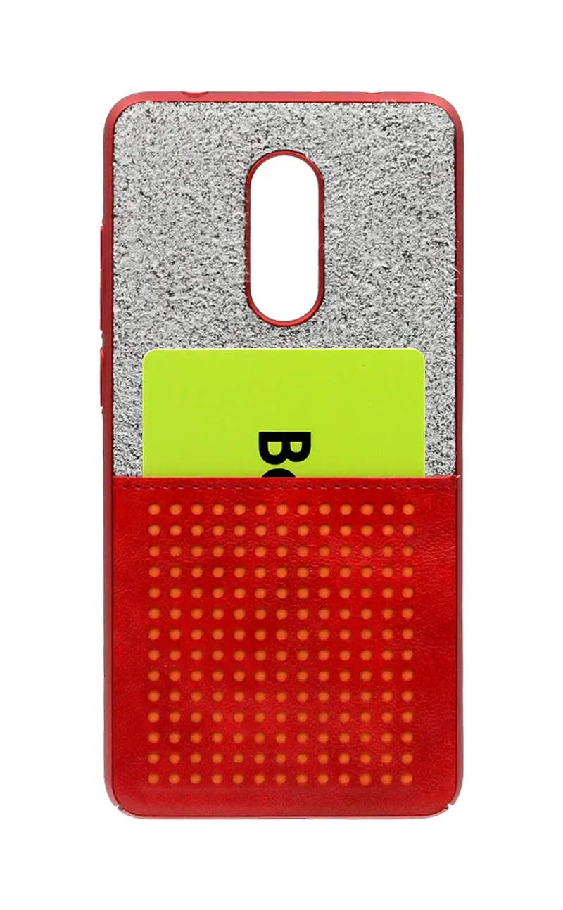 Чохол-накладка 200 ° Wallet для Xiaomi Redmi 5 Grey / Bordo