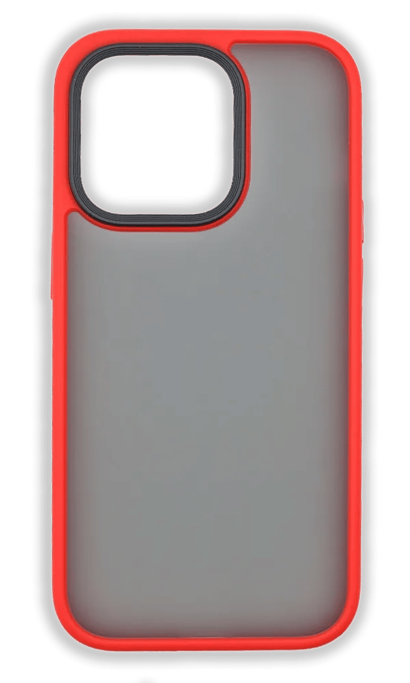 Чохол-накладка Shadow Matt Metal Buttons для iPhone 14 Pro Max Red