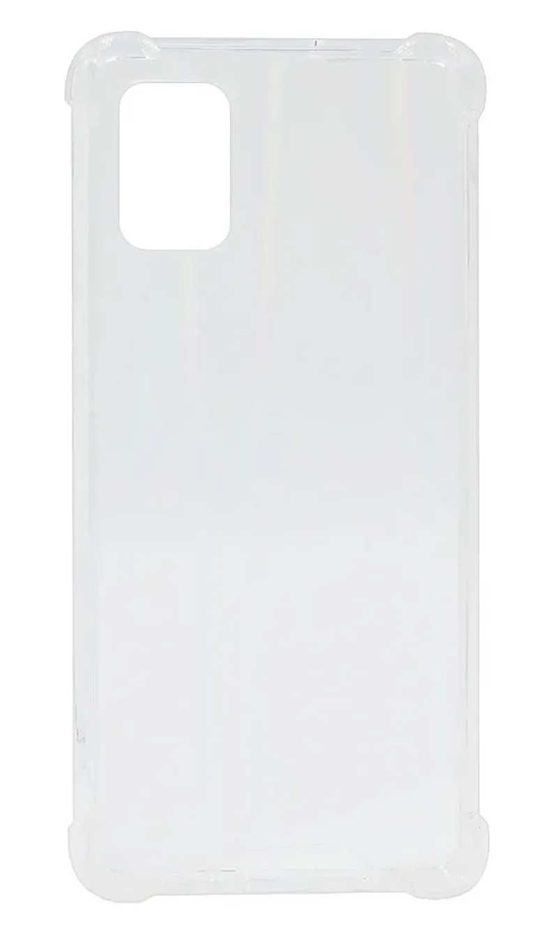 Cover-plate Hologram + Border Silicon for Samsung A71 SM-A715F Clear