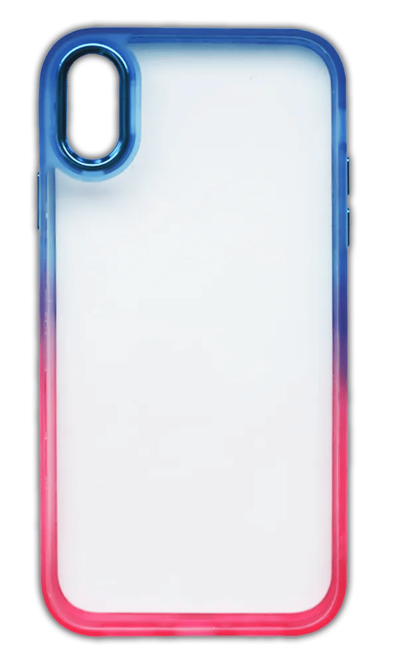 Чохол-накладка Gloss Metal Fresh для iPhone XR Blue/Pink