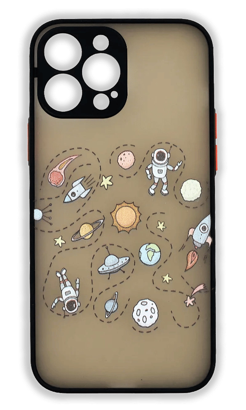 Чохол-накладка Shadow Matt Stars & UFO для iPhone 13 Pro Max Black