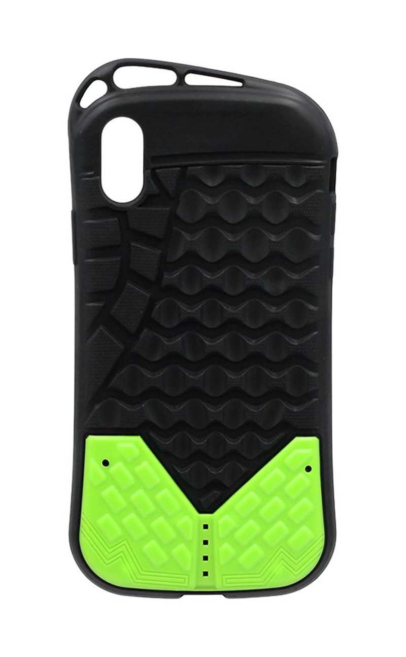 Tread Silicone Case for iPhone X / XS Black / Green