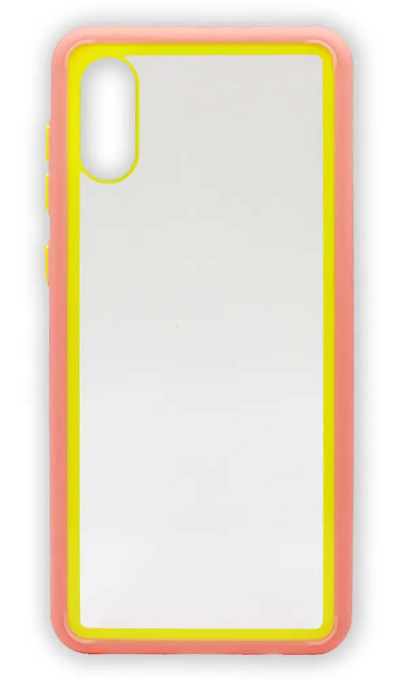 Чохол-накладка Enchanting Series для Samsung A02 SM-A022G Pink/Yellow