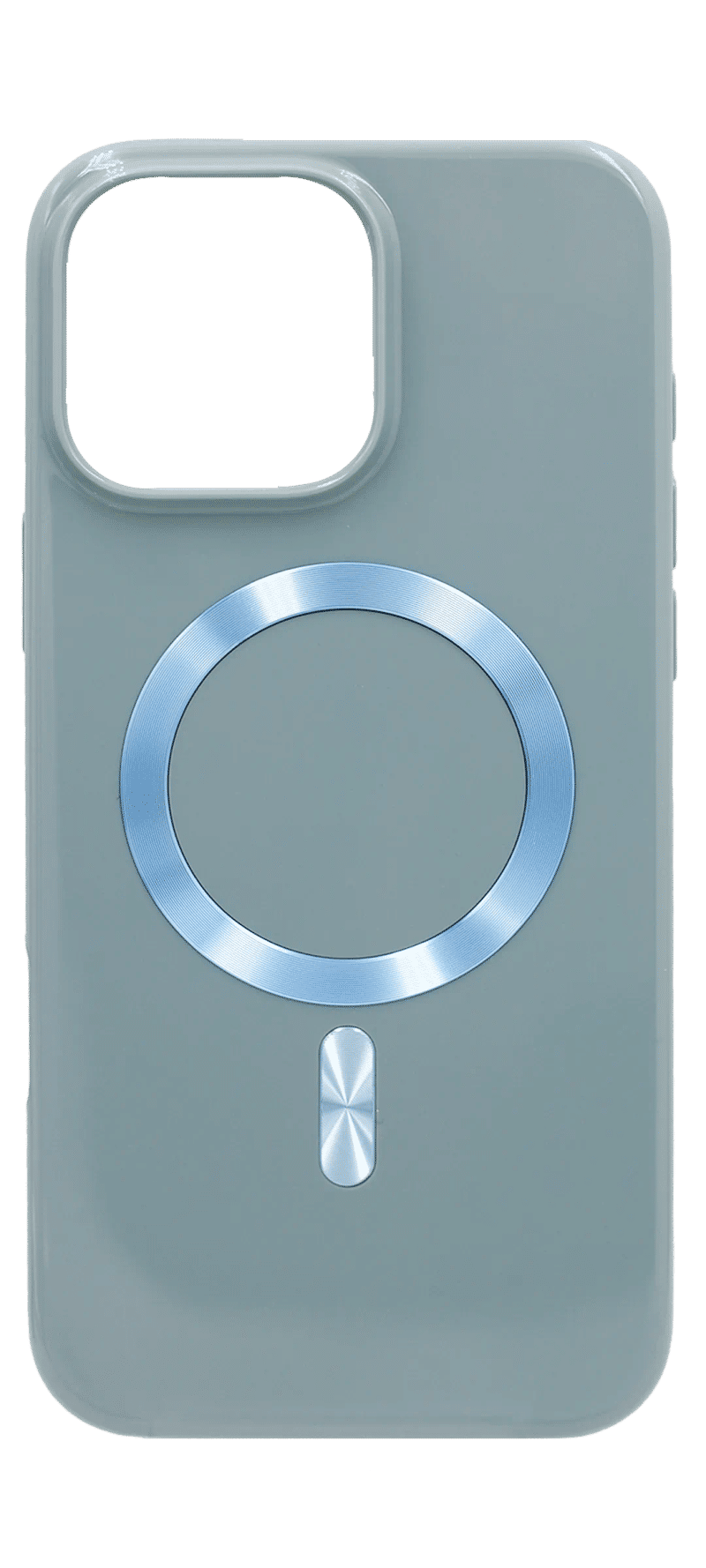 Чохол-накладка Slim Gloss Magsafe для iPhone 15 Pro Max Riptide Blue