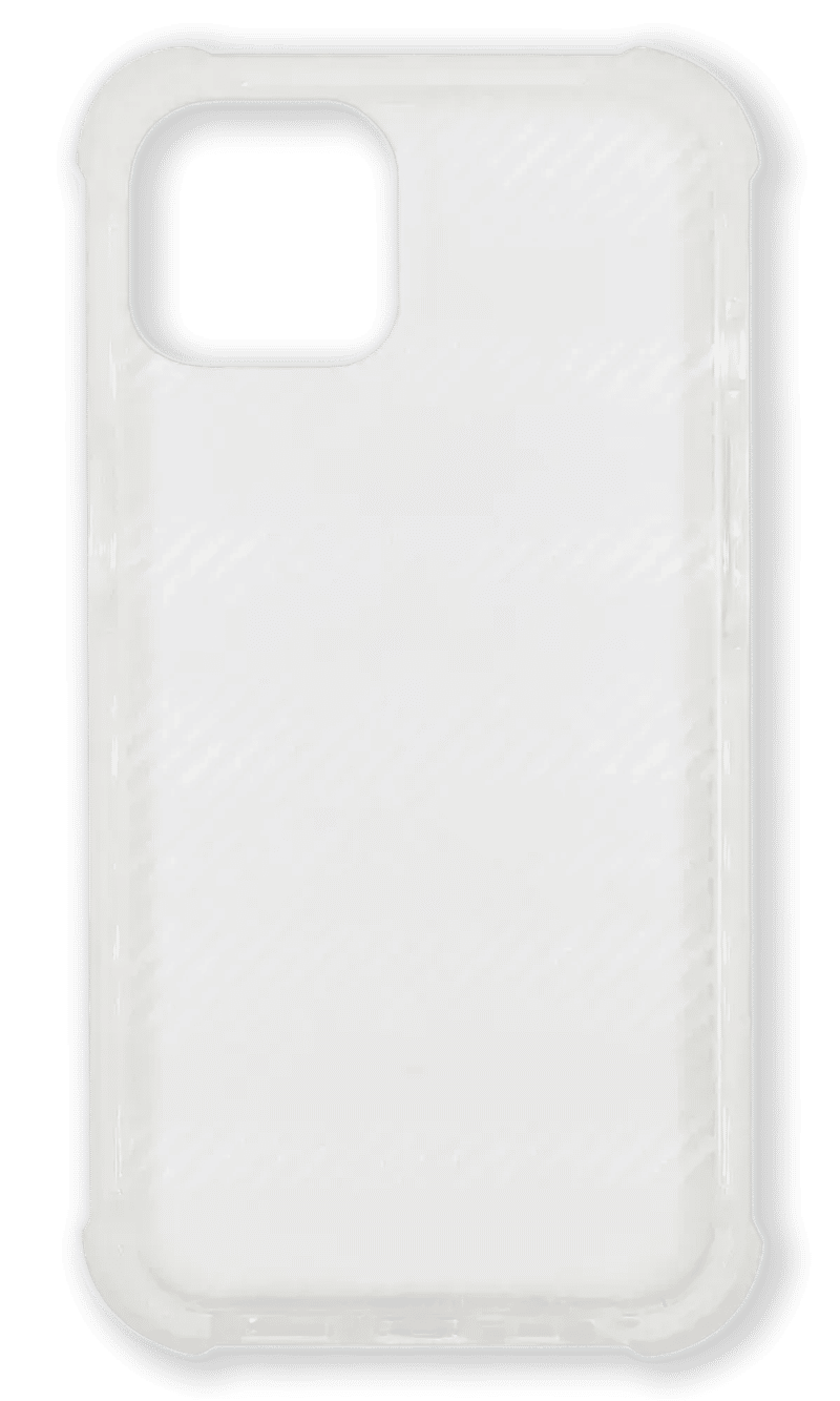 Cover cover Guard Carbon PC+TPU for iPhone 14 / 13 White/Transparent
