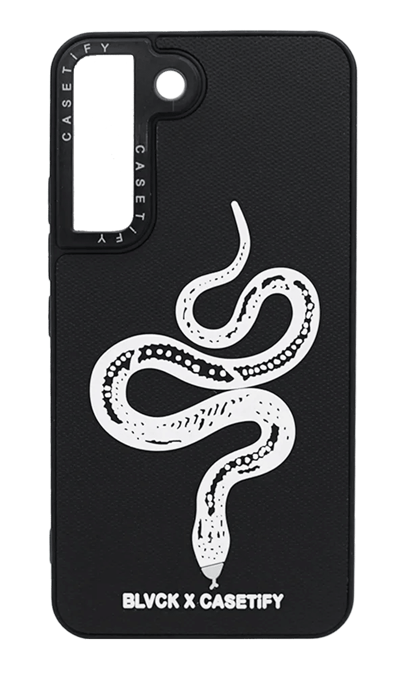 Чохол Caseti 3d Blvck Snake для Samsung S22 SM-S901B Black