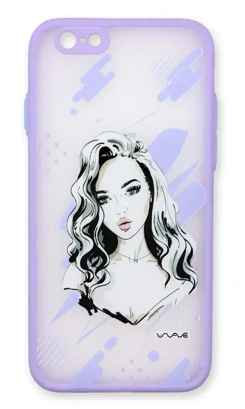 Чохол-накладка Shadow Matt Kiss Me для iPhone 6 Violet