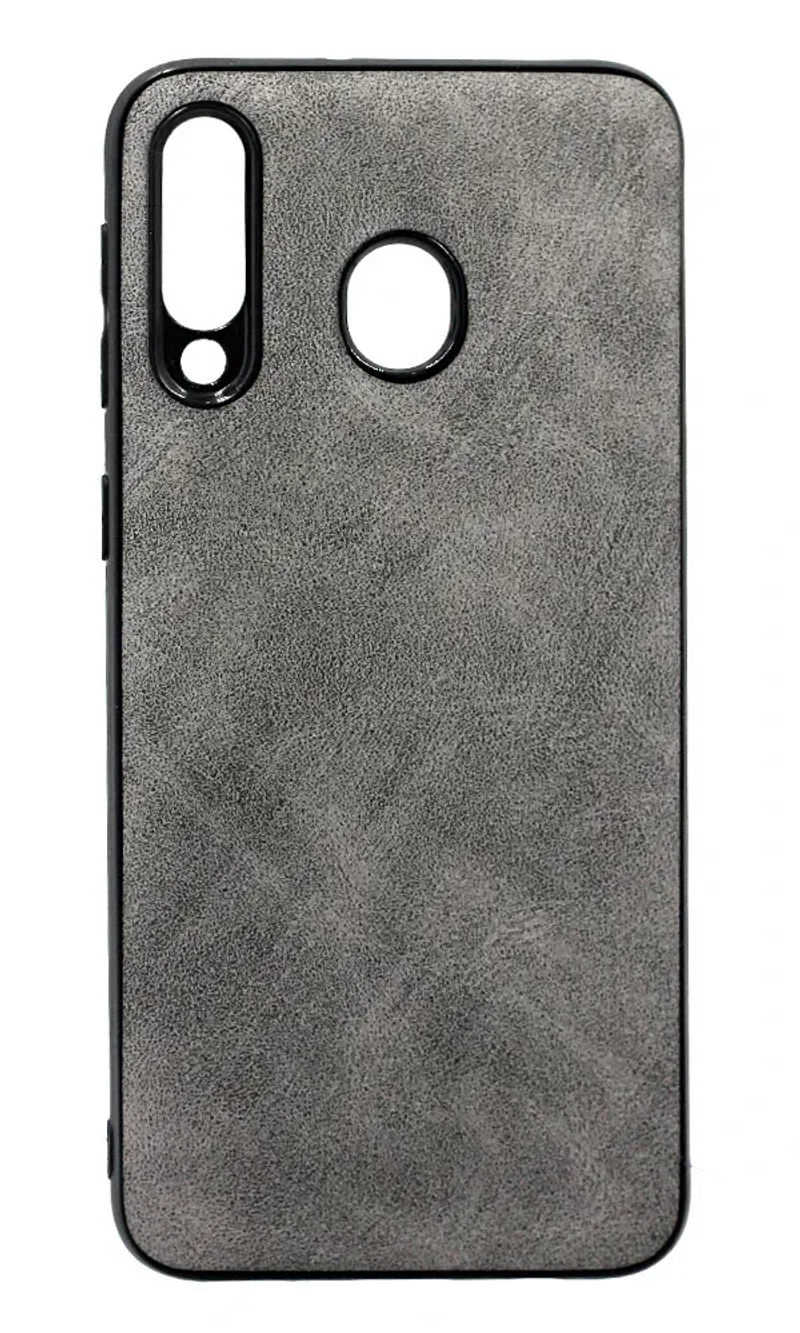 Чохол силіконовий SWLG Leather для Samsung M30 SM-M305F Grey