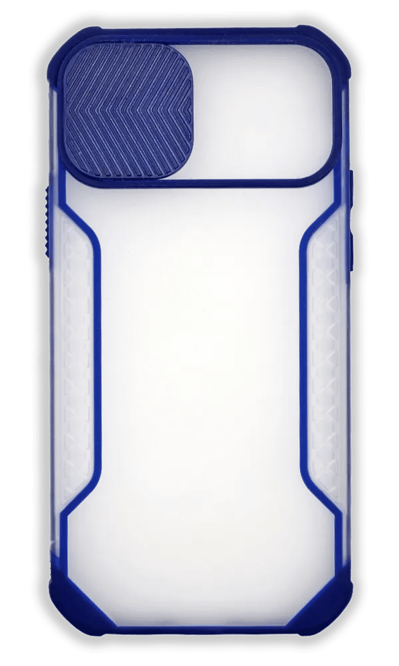 Enchanting OffCam Easy TPU cover for iPhone 12 / 12 Pro Clear/Blue