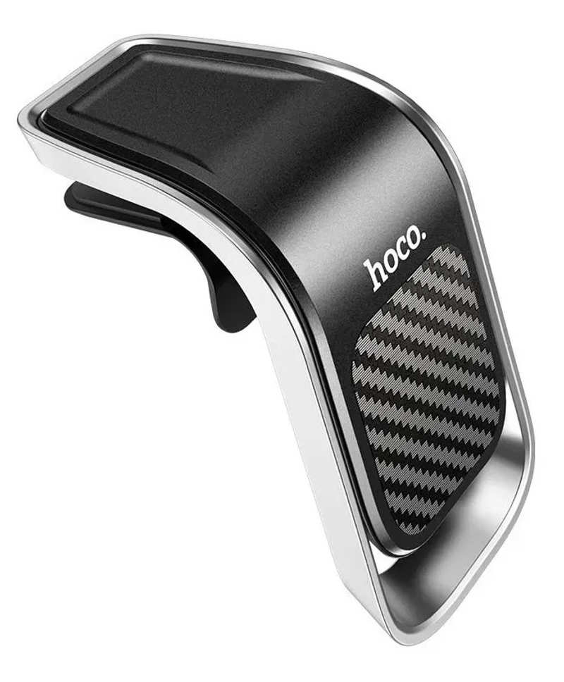 Автотримач Hoco CA74 Metal vent-magnetic Black
