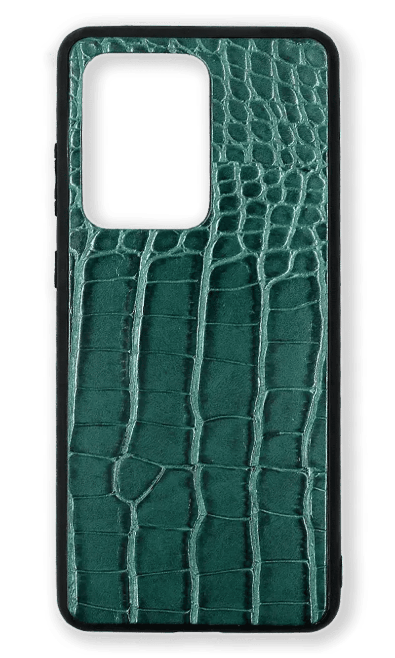 Skin Croco cover for Samsung S20 Ultra SM-G988B Green