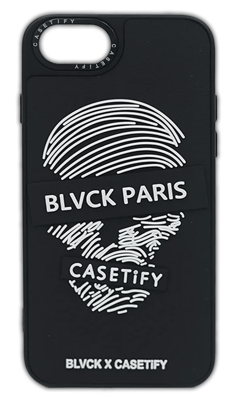 Cover Caseti 3d Blvck Paris for iPhone SE2 / 8 / 7 Black