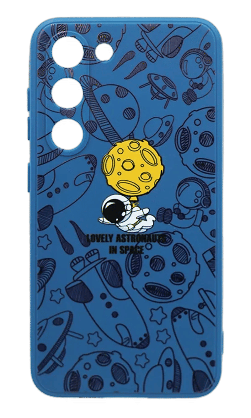 Чохол силіконовий Print для Samsung S23 Plus SM-G916B Blue/Cosmo 3