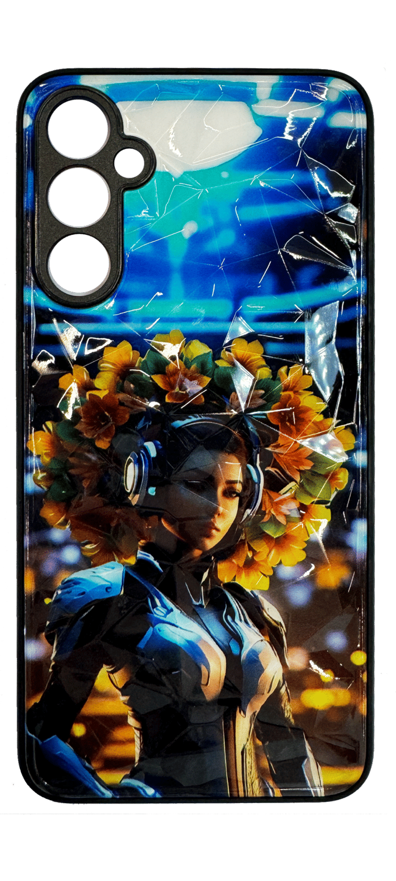 Чохол-накладка Prizm Print для Samsung S21 FE SM-G990F Cyberpunk