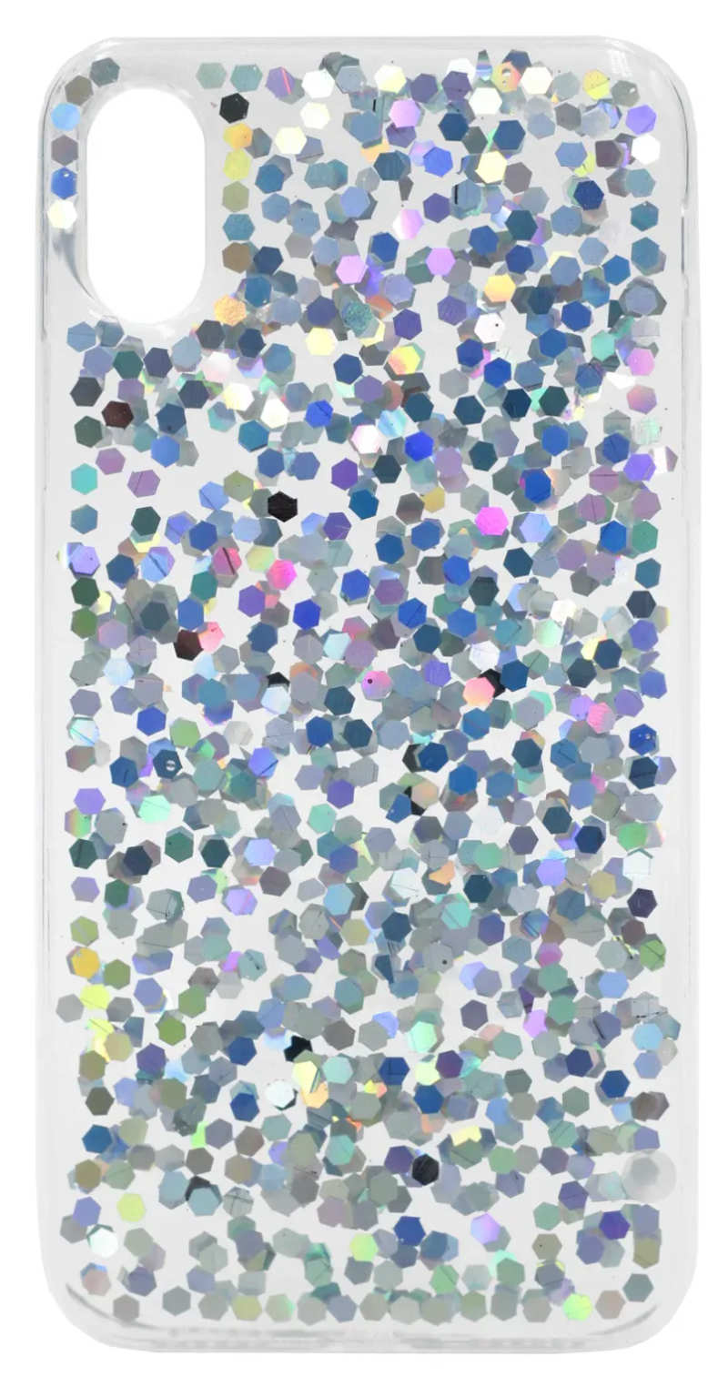 Чохол силіконовий Spangles для iPhone X / XS Transparent
