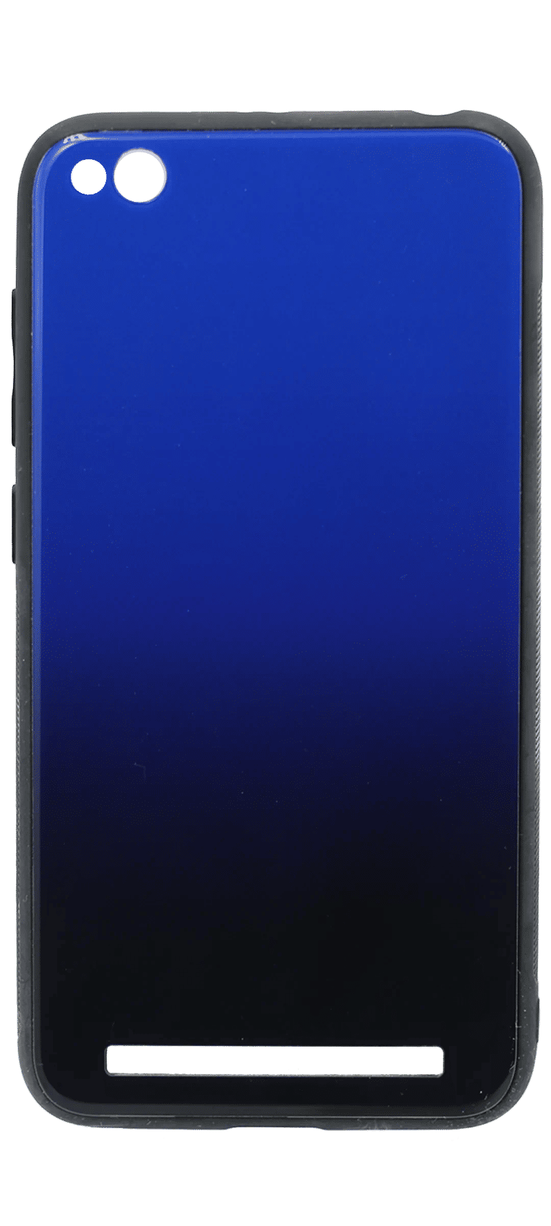 Чохол-накладка Glass Gradient + Border Silicon для Xiaomi Redmi 5A Blue