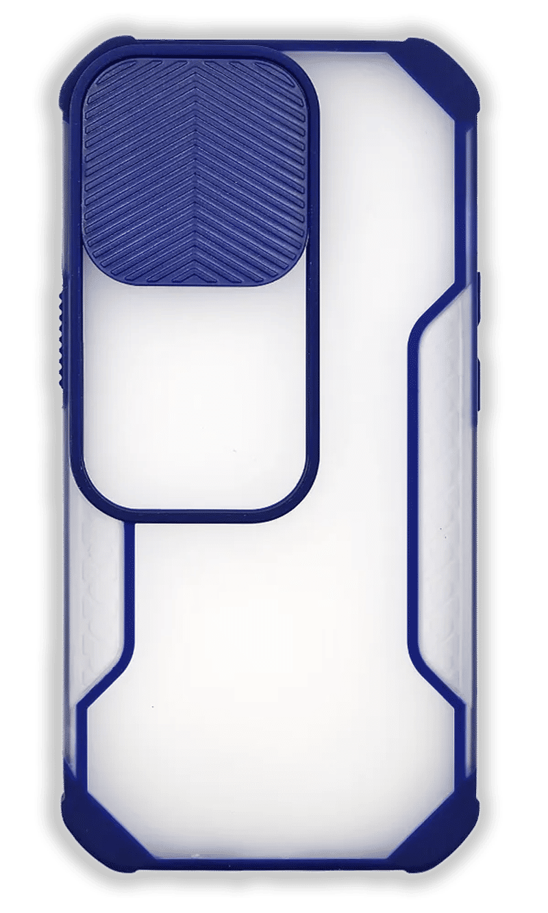 Enchanting OffCam Easy TPU cover for iPhone 13 Pro Clear/Blue