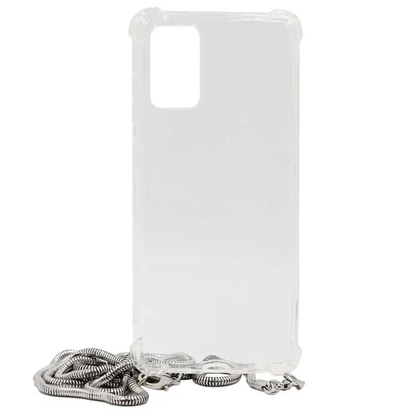 Silicone Cover Hand Bag Touch for Samsung S20 Plus SM-G985F Clear 4
