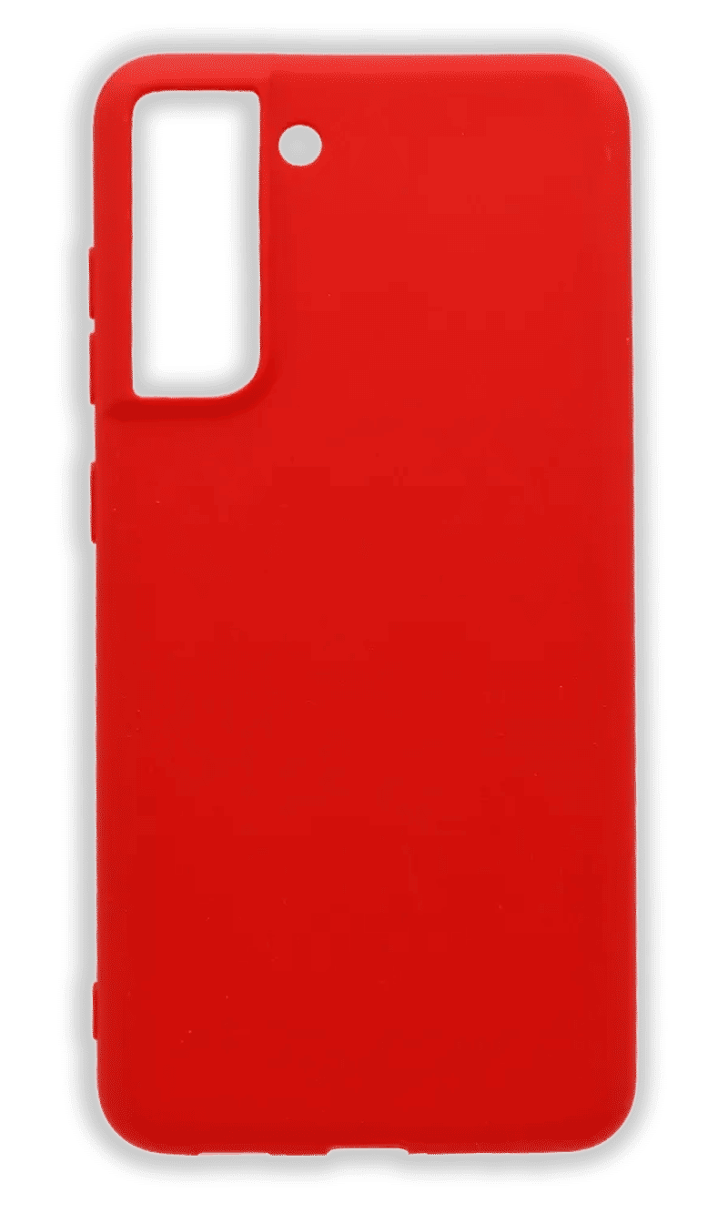 Slim silicone case for Samsung S21 FE SM-G990F Red
