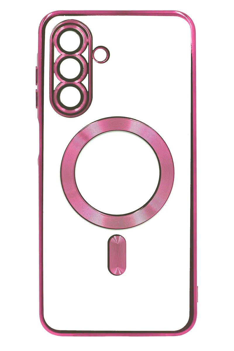 Чохол силіконовий Chrom Border Magsafe Samsung A16 SM-A165F Rose Gold