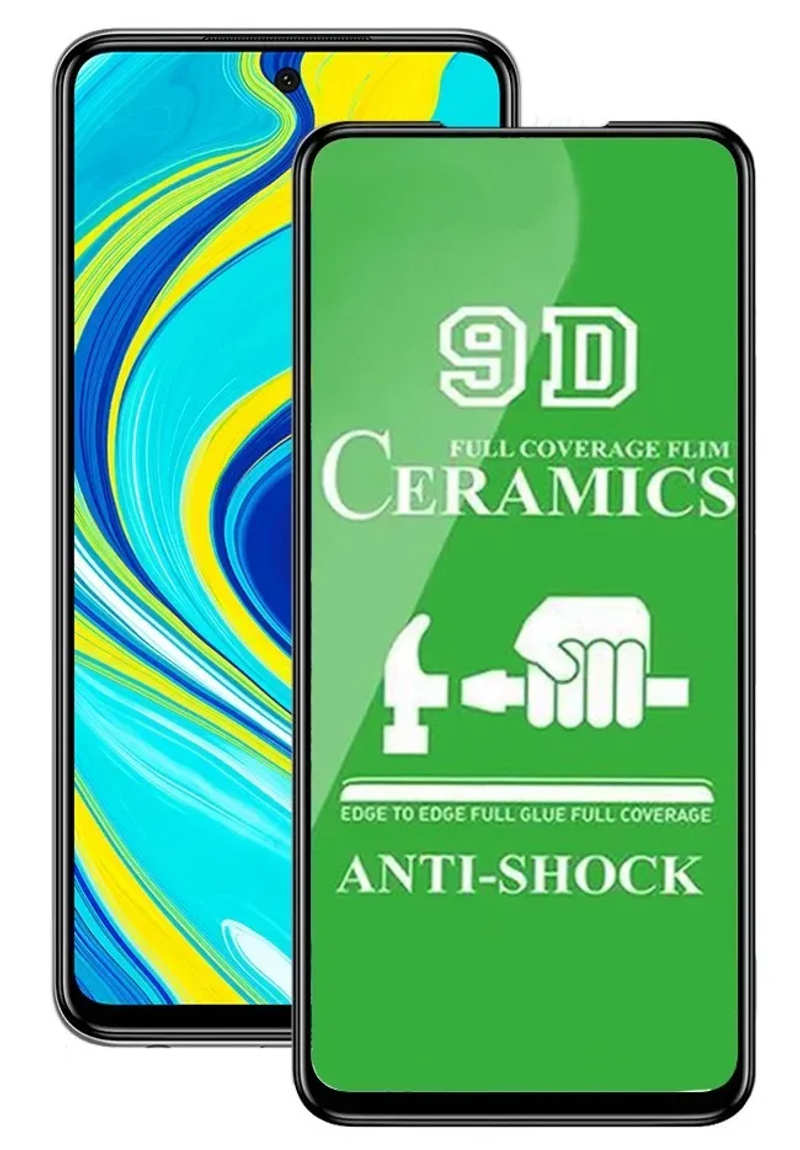 Захисна Ceramics Xiaomi Redmi Note 9S/9 Pro/9 Pro Max/Poco X3/ X3 Pro Black М.У.