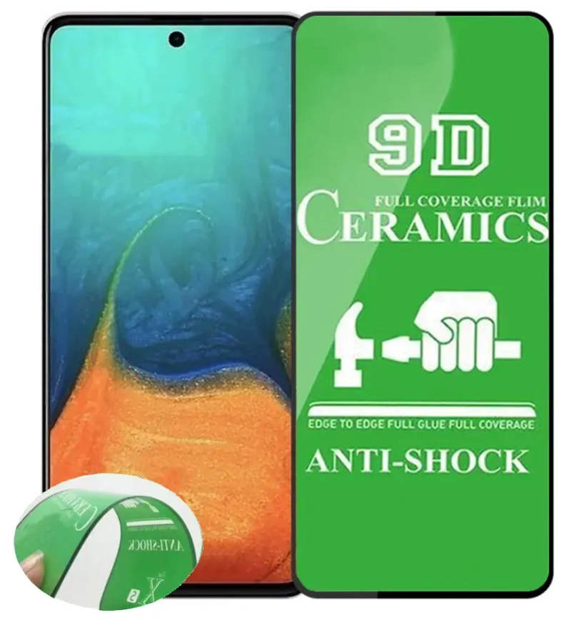 Захисна плівка Ceramics Samsung A71 SM-A715F /S10 Lite/M51 Black М.У.