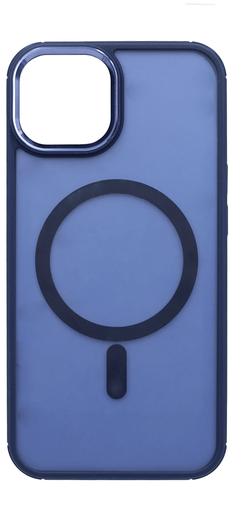 Чохол-накладка Shadow Matt Metal Buttons Magsafe для iPhone 14 / 13 Blue