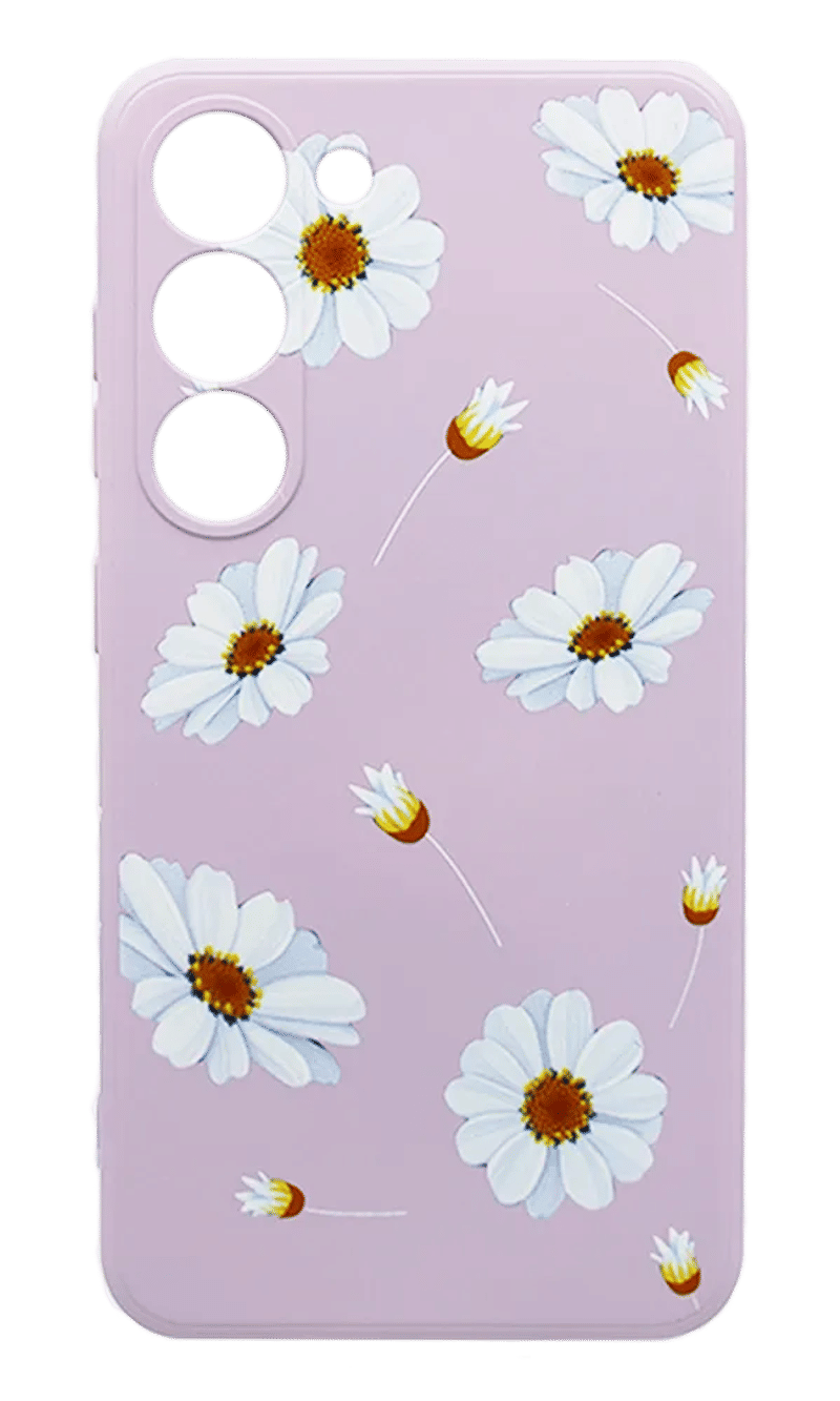 Чохол Molan Silicone Print для Samsung S23 Plus SM-G916B Lilac/Chamomile