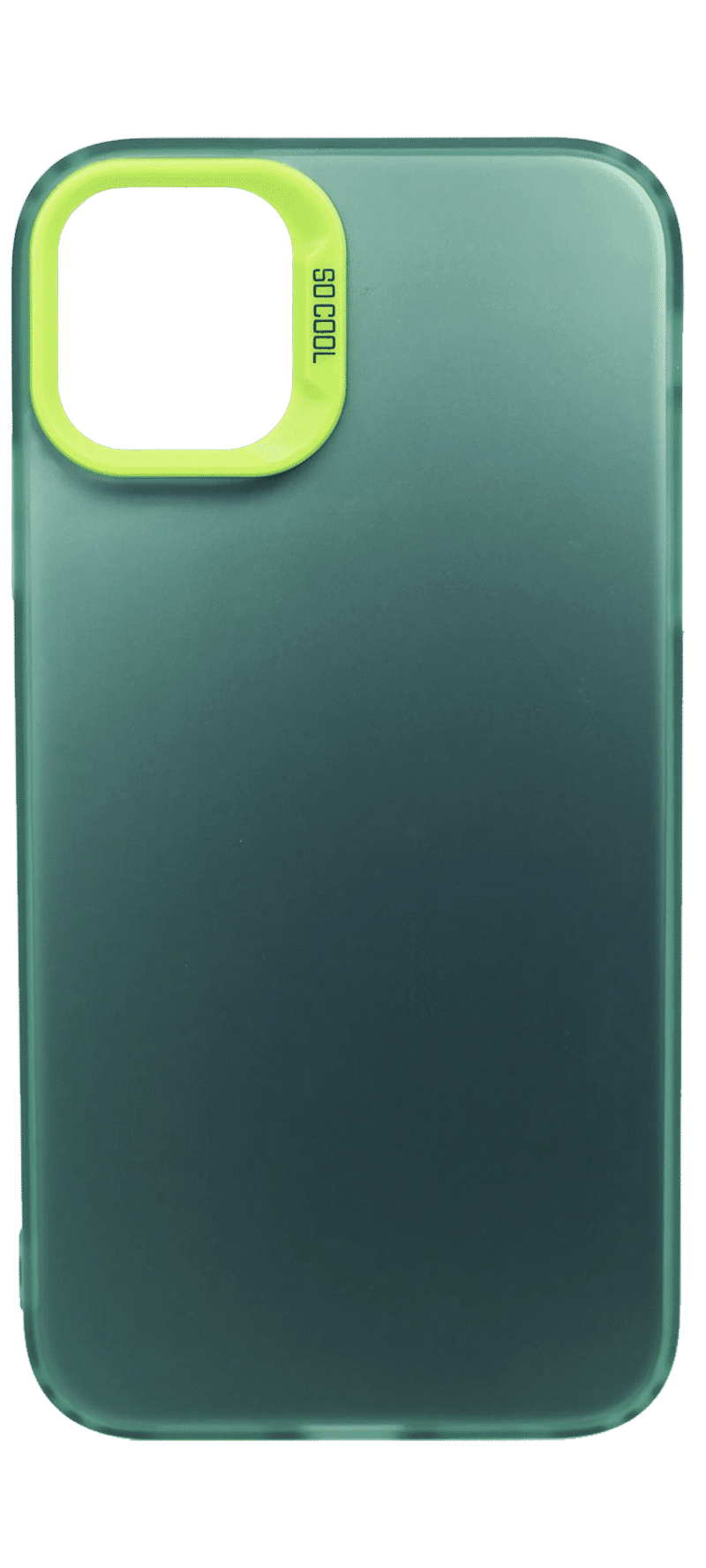 Cover cover Cool + Border Silicon for iPhone 14/13 Green