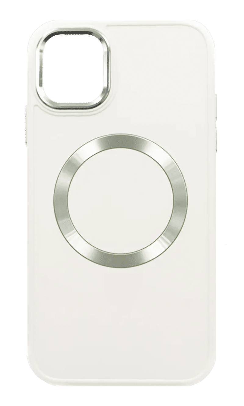 Чохол-накладка Bonbon Metal Buttons Ring для iPhone 14 Pro White