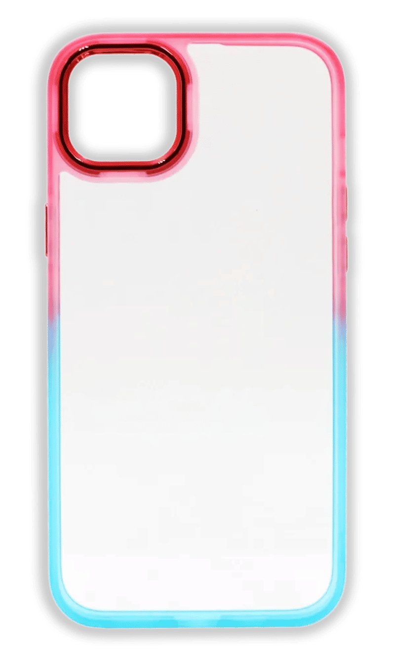 Gloss Metal Fresh case cover for iPhone 15 Plus / 14 Plus Pink/Blue